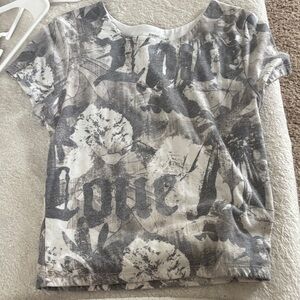 Gray Graphic T-Shirt